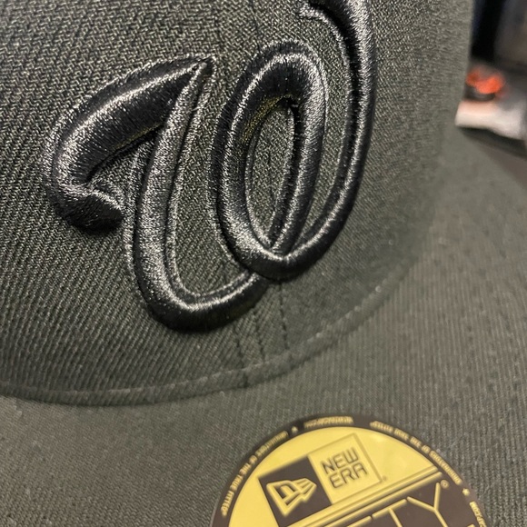 NEW ERA - MLB Baseball - Washington Nationals 59FIFTY Fitted Cap - Triple Black - Picture 4 of 5